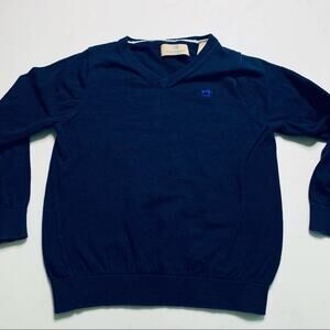 Scotch and Soda boys  Navy Classic V-neck Sweater size 4